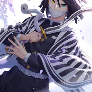 Obanai phone wallpaper