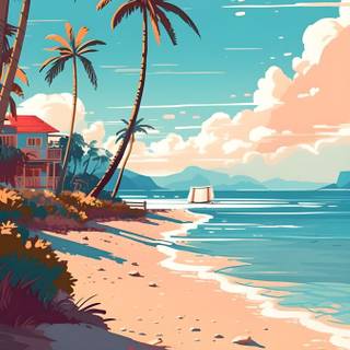 Nature art phone wallpaper