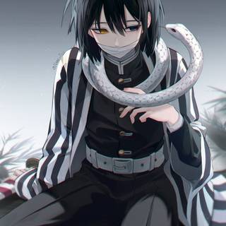 Obanai phone wallpaper