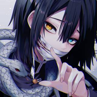 Obanai phone wallpaper