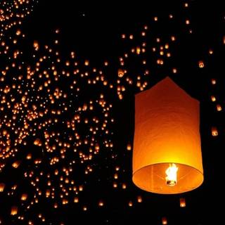 Lantern phone wallpaper