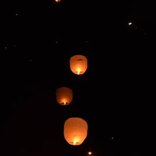 Tangled lanterns wallpaper