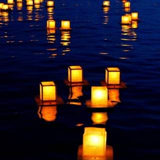 Lantern phone wallpaper