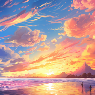 Anime scenary phone wallpaper