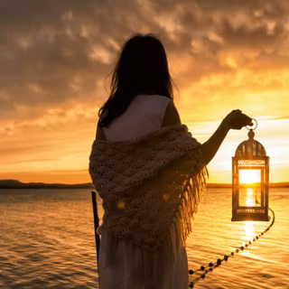 Lantern phone wallpaper