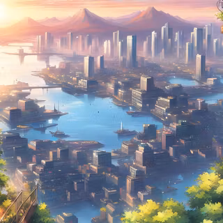 Anime scenary phone wallpaper