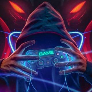 Red gamer phone wallpaper