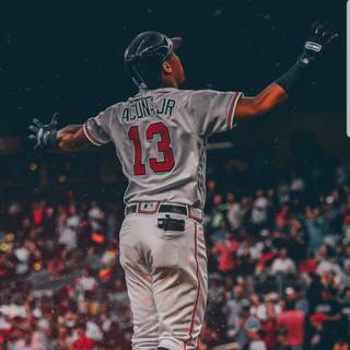 Ronald Acuna Jr iPhone wallpaper
