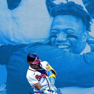 Ronald Acuna Jr iPhone wallpaper