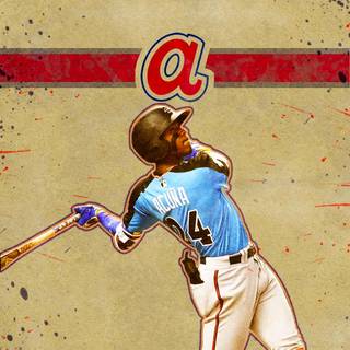 Ronald Acuna Jr iPhone wallpaper