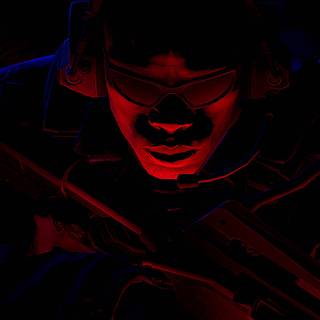 Red gamer phone wallpaper