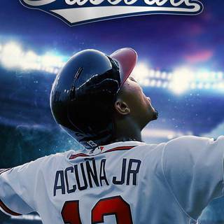 Ronald Acuna Jr iPhone wallpaper