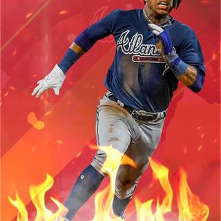 Ronald Acuna Jr iPhone wallpaper