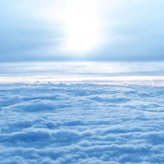 Blue sky iPhone wallpaper