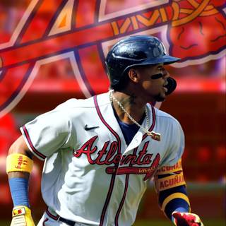 Ronald Acuna Jr iPhone wallpaper