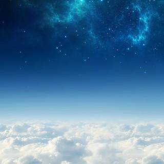 Blue sky iPhone wallpaper