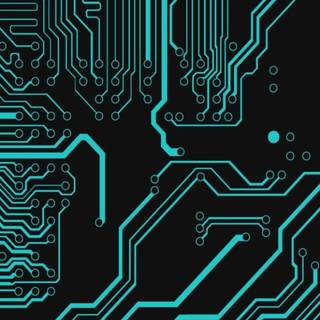 iPhone circuit wallpaper