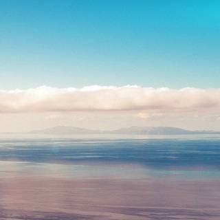 Blue sky iPhone wallpaper
