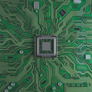 iPhone circuit wallpaper