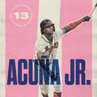 Ronald Acuna Jr iPhone wallpaper
