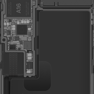 iPhone circuit wallpaper