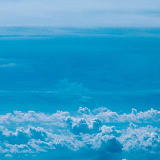 Blue sky iPhone wallpaper