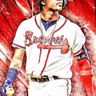 Ronald Acuna Jr iPhone wallpaper