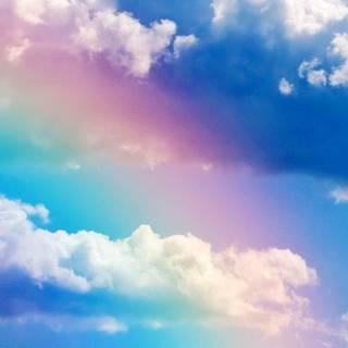 Blue sky iPhone wallpaper