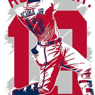 Ronald Acuna Jr iPhone wallpaper