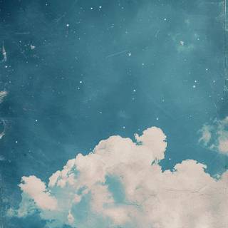 Blue sky iPhone wallpaper