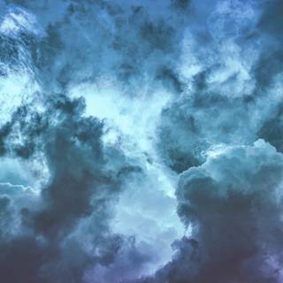 Blue sky iPhone wallpaper