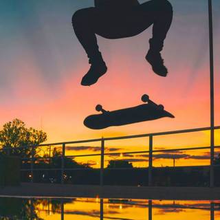 iPhone skateboard wallpaper