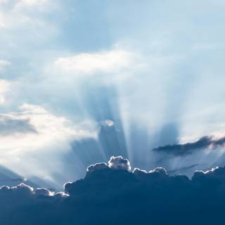 Blue sky iPhone wallpaper