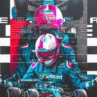 Vettel iPhone wallpaper
