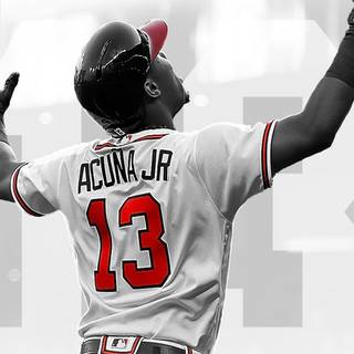 Ronald Acuna Jr iPhone wallpaper