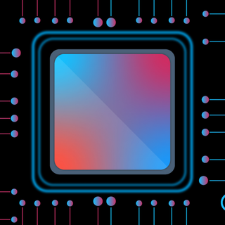 iPhone circuit wallpaper