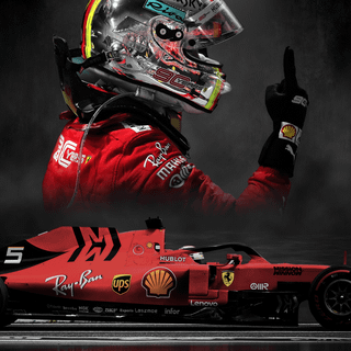 Vettel iPhone wallpaper