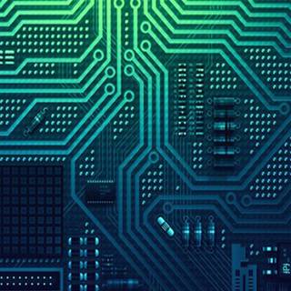 iPhone circuit wallpaper