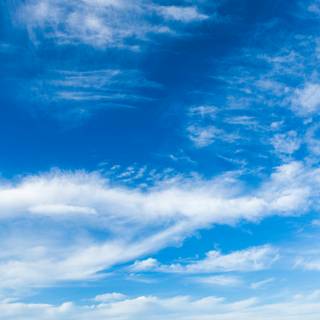 Blue sky iPhone wallpaper
