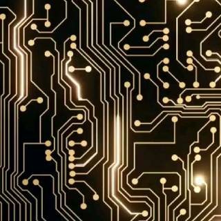 iPhone circuit wallpaper