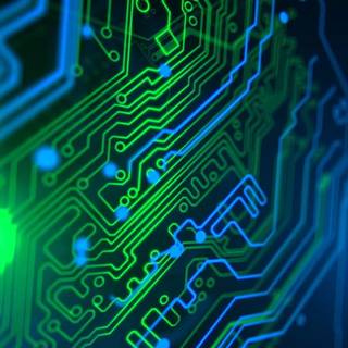 iPhone circuit wallpaper