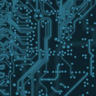 iPhone circuit wallpaper