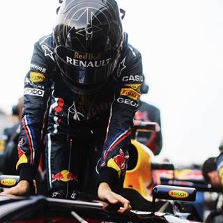 Vettel iPhone wallpaper