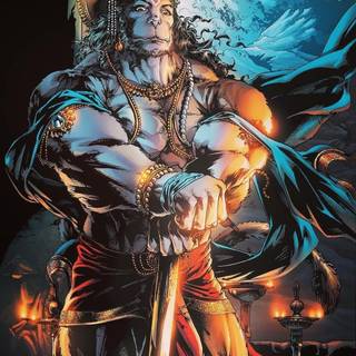 Hanuman 4k phone wallpaper