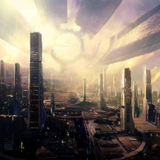 Future landscape wallpaper