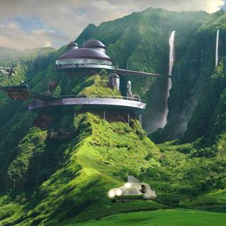 Future landscape wallpaper