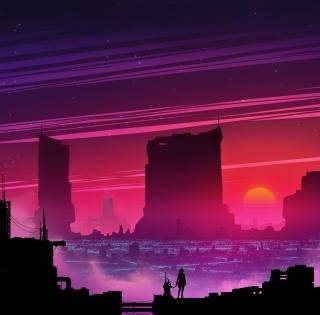 Future landscape wallpaper