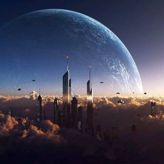 Future landscape wallpaper