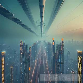 Future landscape wallpaper