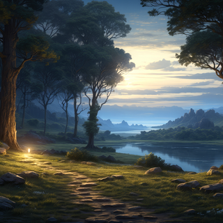 Future landscape wallpaper